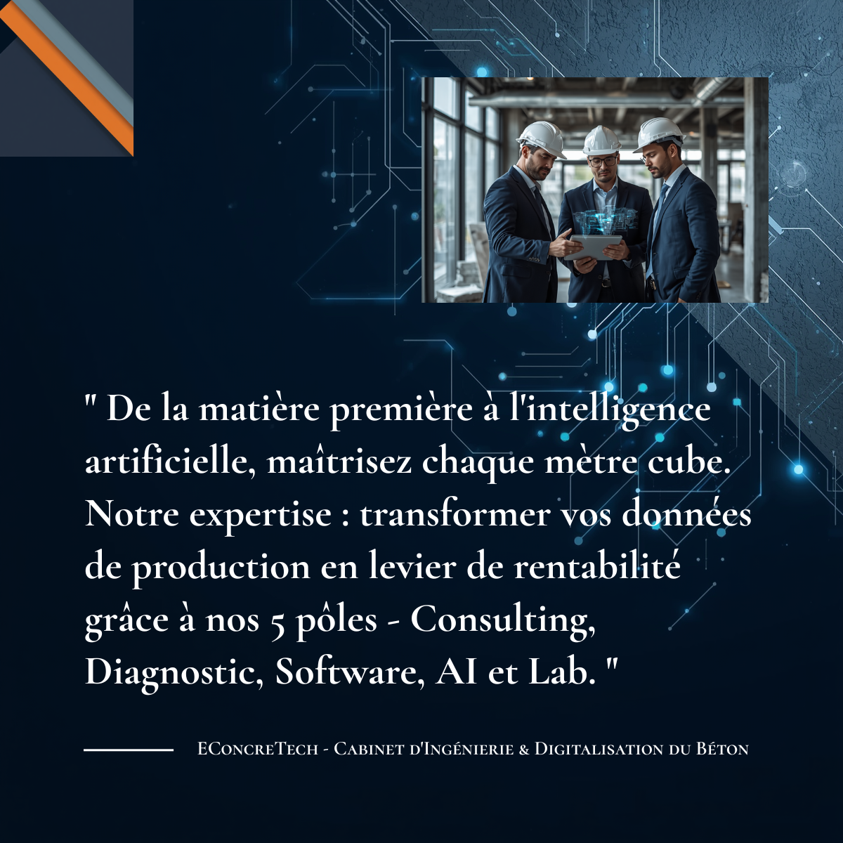 eConcreTech - Ingénierie et Digitalisation